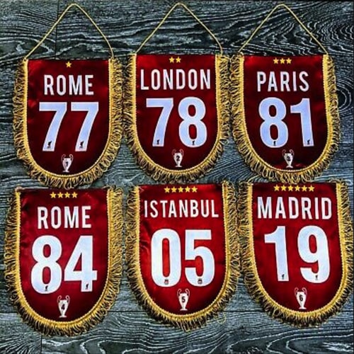 All 6 Champions League &amp; European Cup Wins
