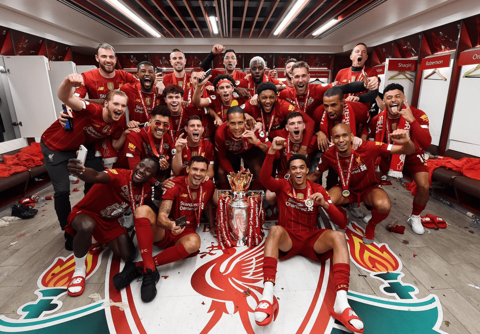 UNSEEN footage from the Premier League trophy lift | Liverpool vs Chelsea